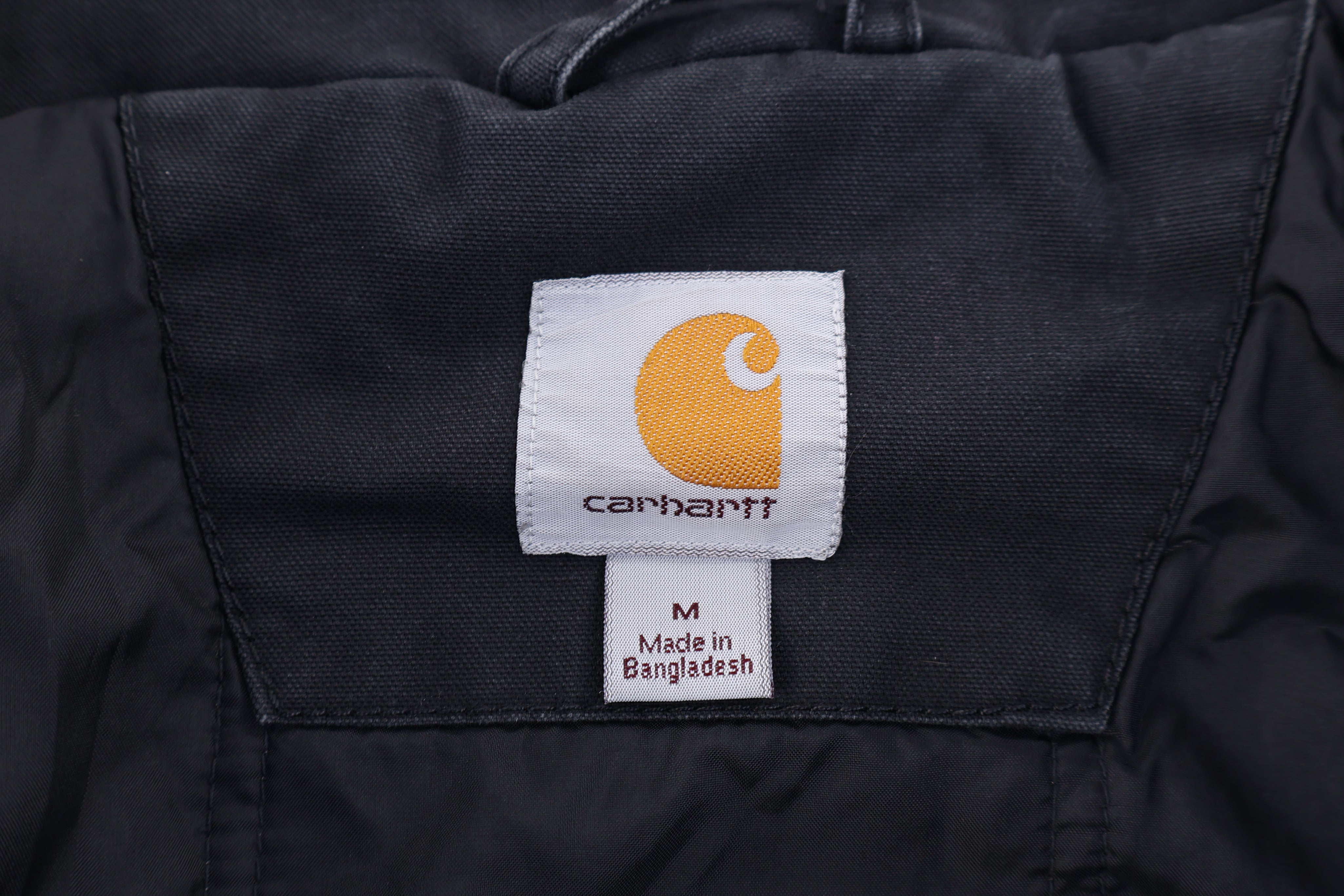 Carhartt Logo Patch Black Full Zip Jacket