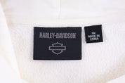 Women's Harley Davidson Motorcycles White Pullover Hoodie