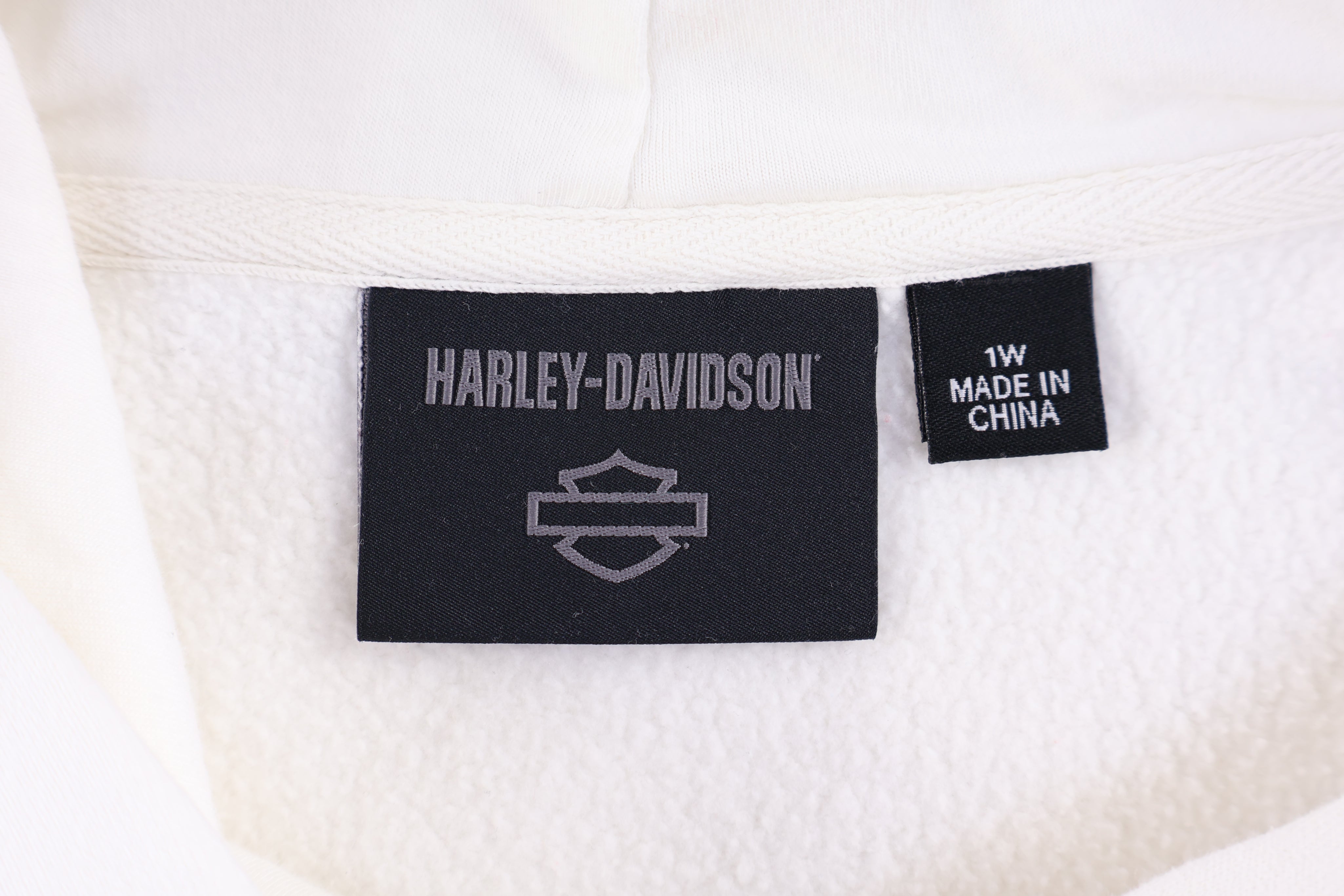 Women's Harley Davidson Motorcycles White Pullover Hoodie