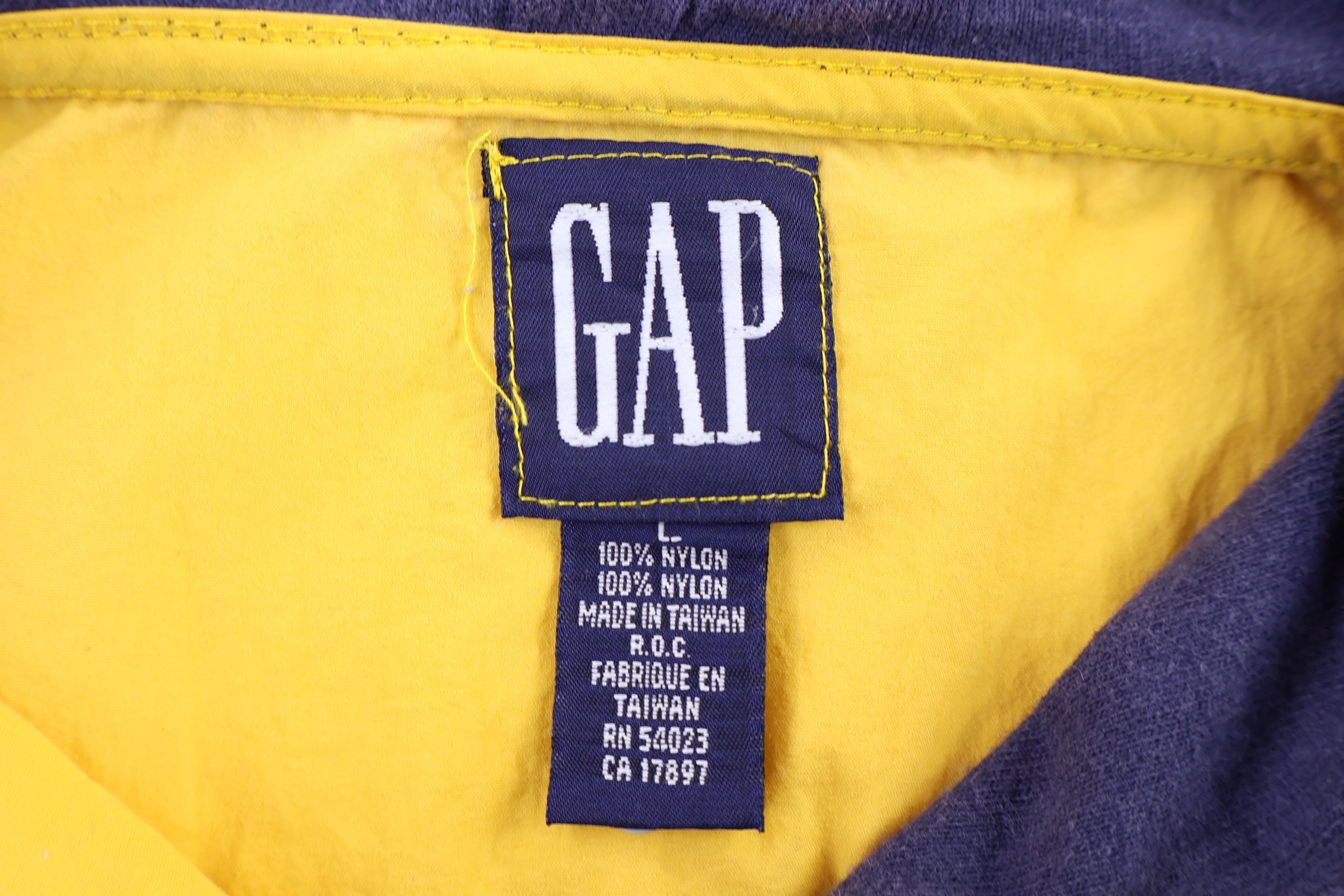 Vintage GAP Yellow Anorak Windbreaker