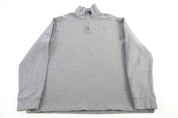 Polo by Ralph Lauren Embroidered Logo Grey Quarter Zip Sweater