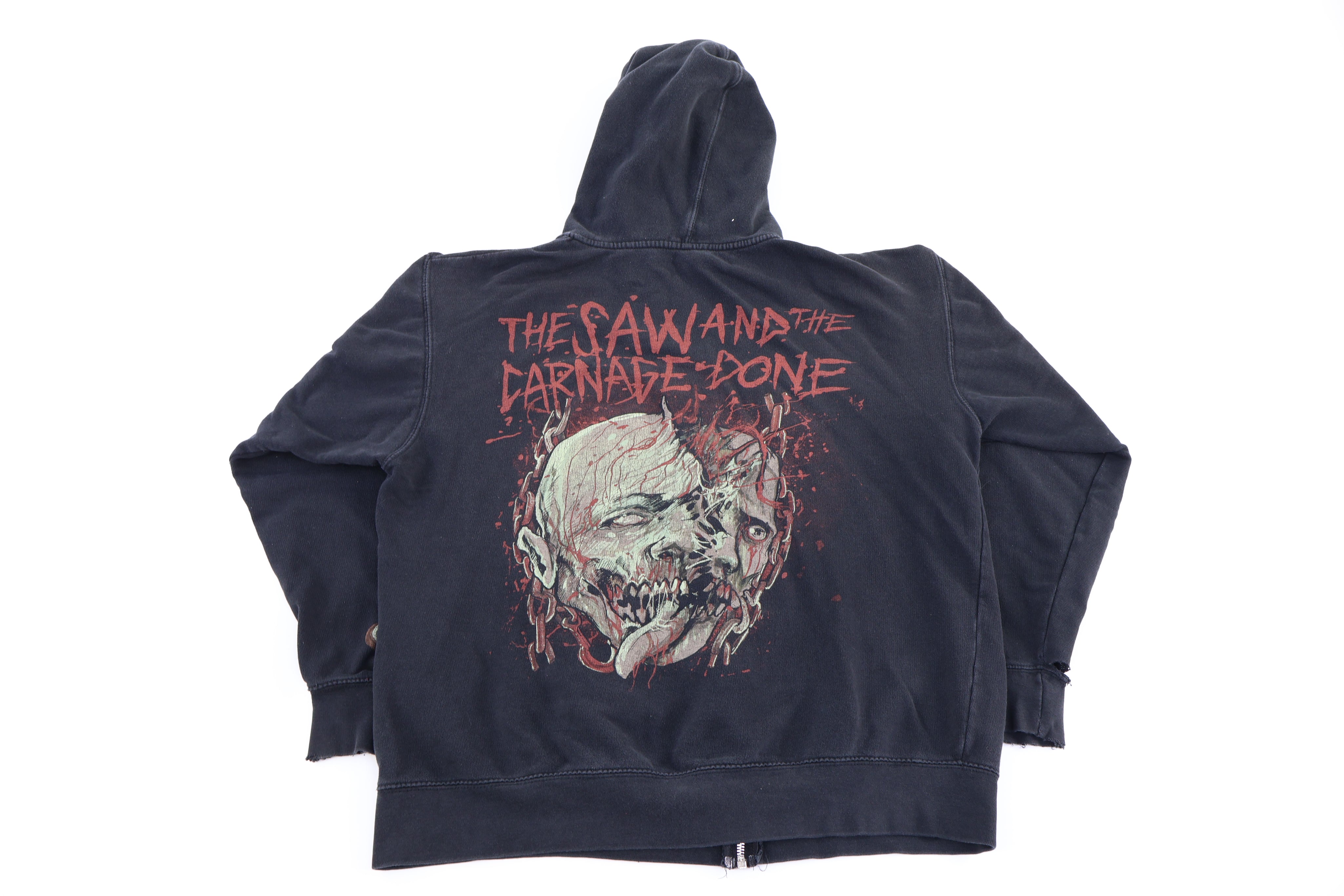 Vintage Aborted Death Metal Band Full Zip Hoodie