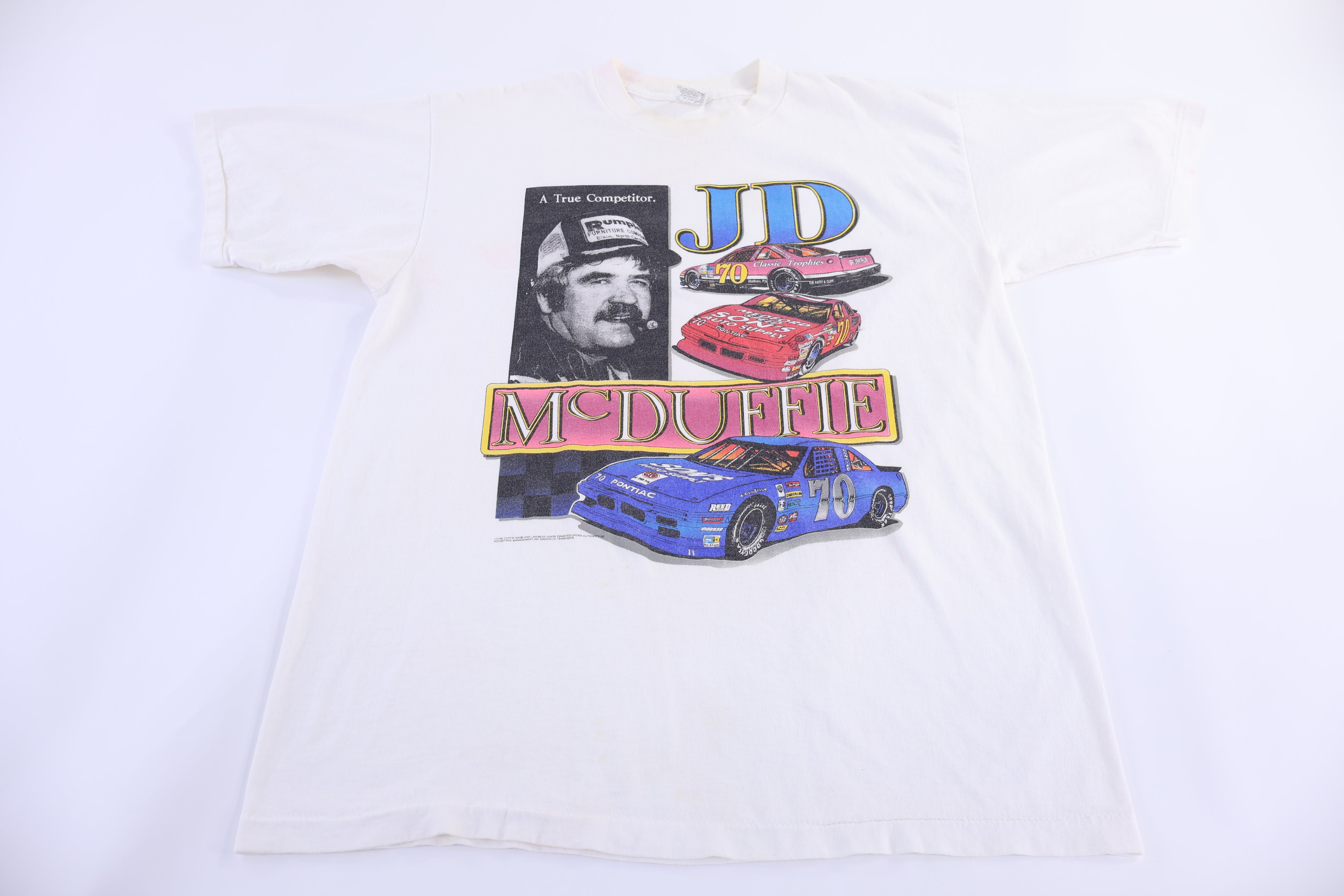 90's JD McDuffie Racing Graphic T-shirt