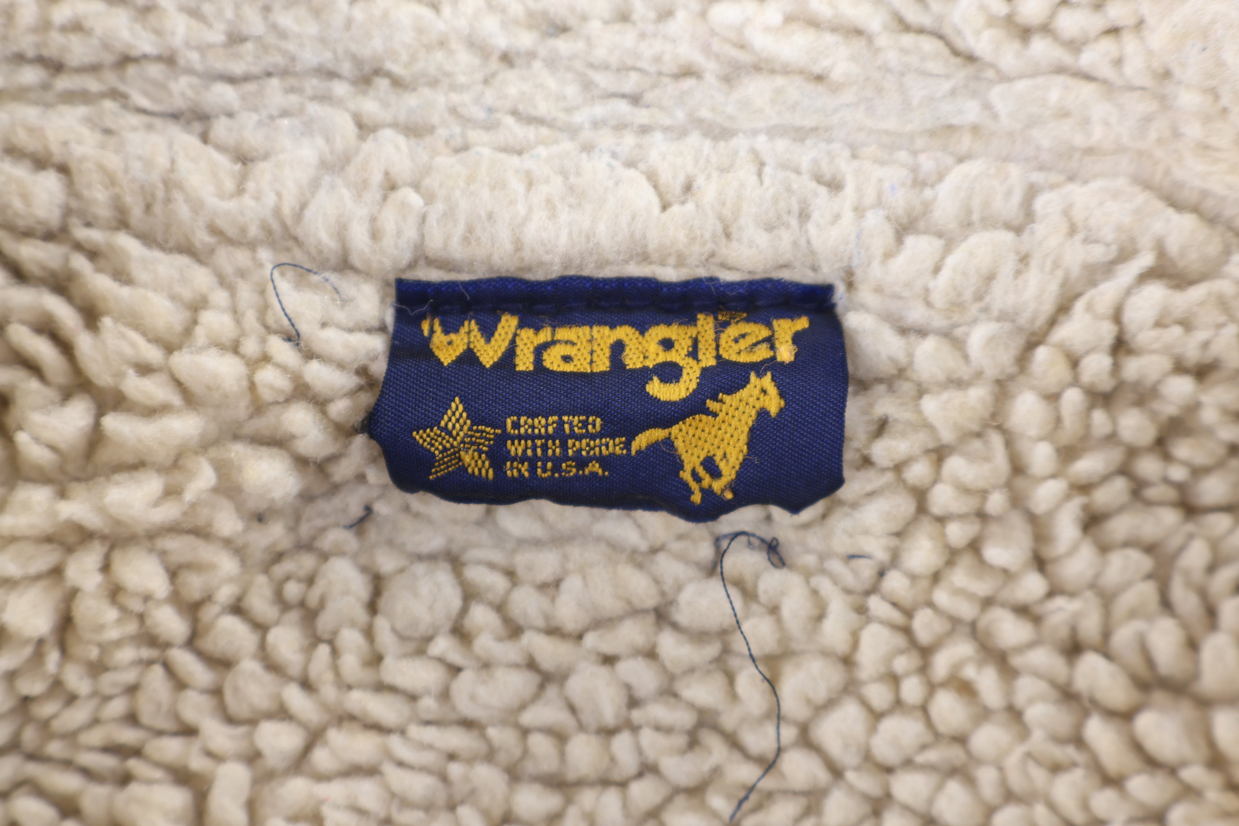 Vintage Wrangler Sherpa Lined Jacket