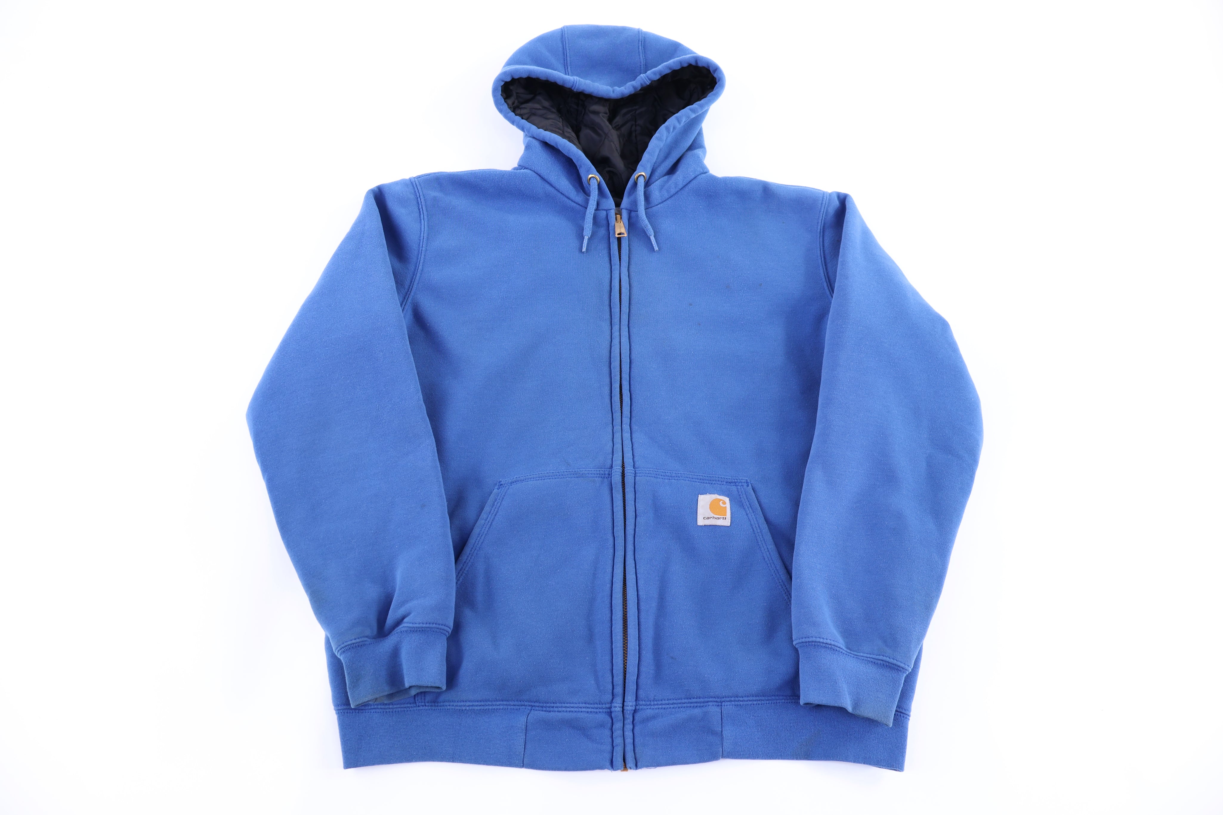 Carhartt Logo Patch Blue Full Zip Jacket