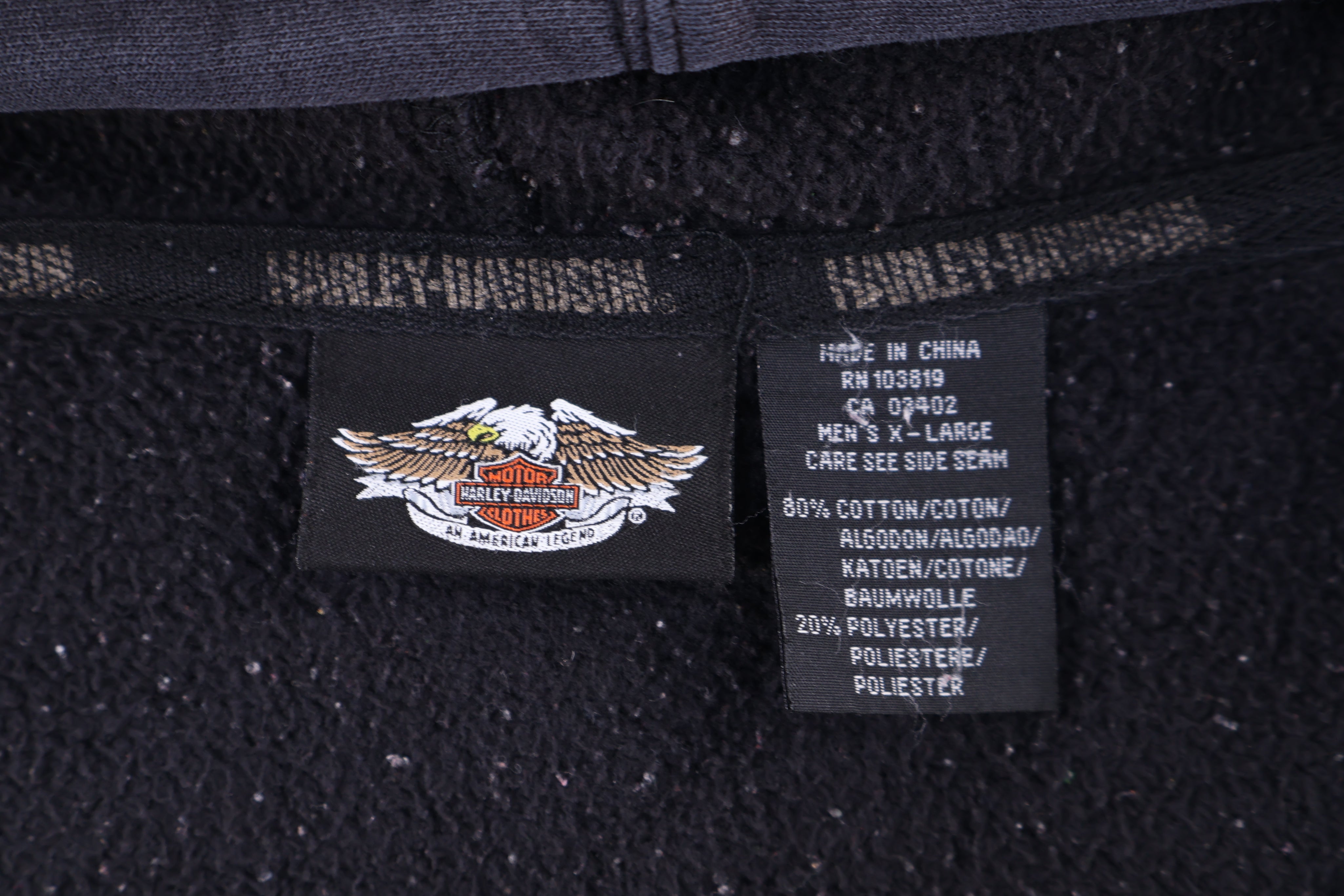 Harley Davidson Motorcycles Full Zip Jacket