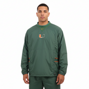Vintage Nike Team University of Miami Pullover Windbreaker