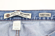 Harley Davidson Motorcycles Light Wash Denim Jeans