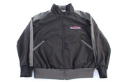 Texas Rangers Baseball Black & Grey Full Zip Jacket