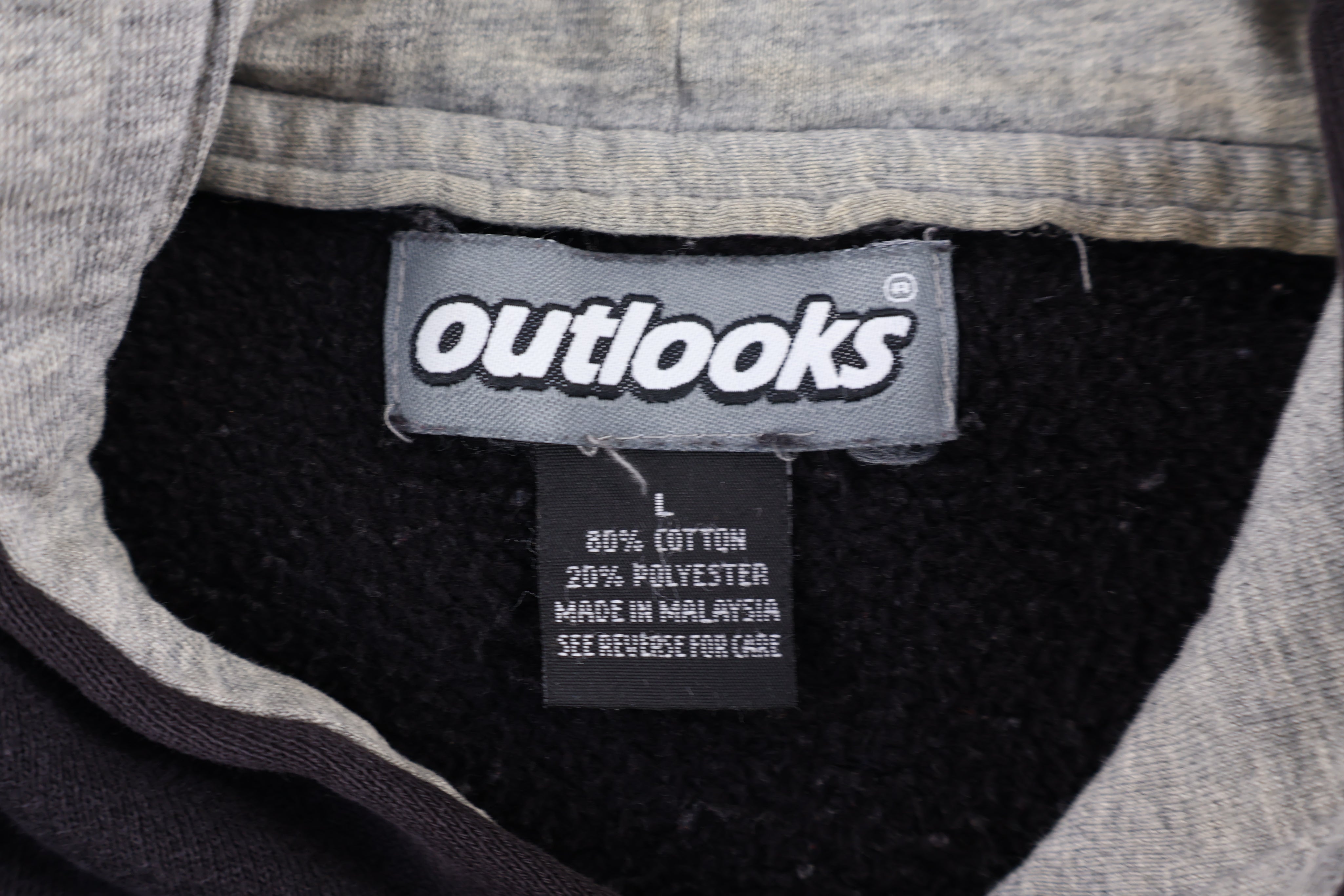 Vintage Outlooks Black Pullover Hoodie