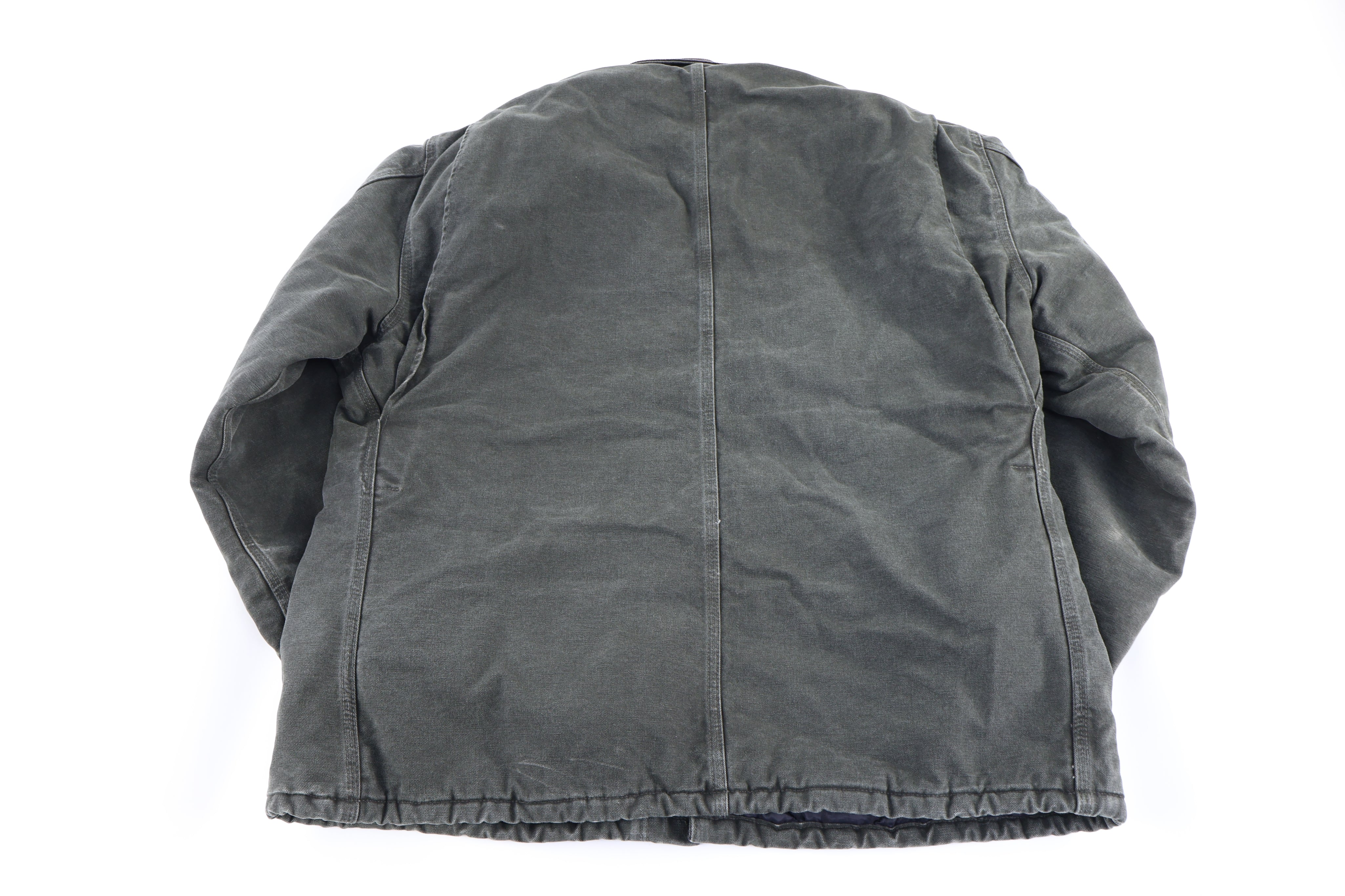 Carhartt Logo Patch Green Full Zip Jacket