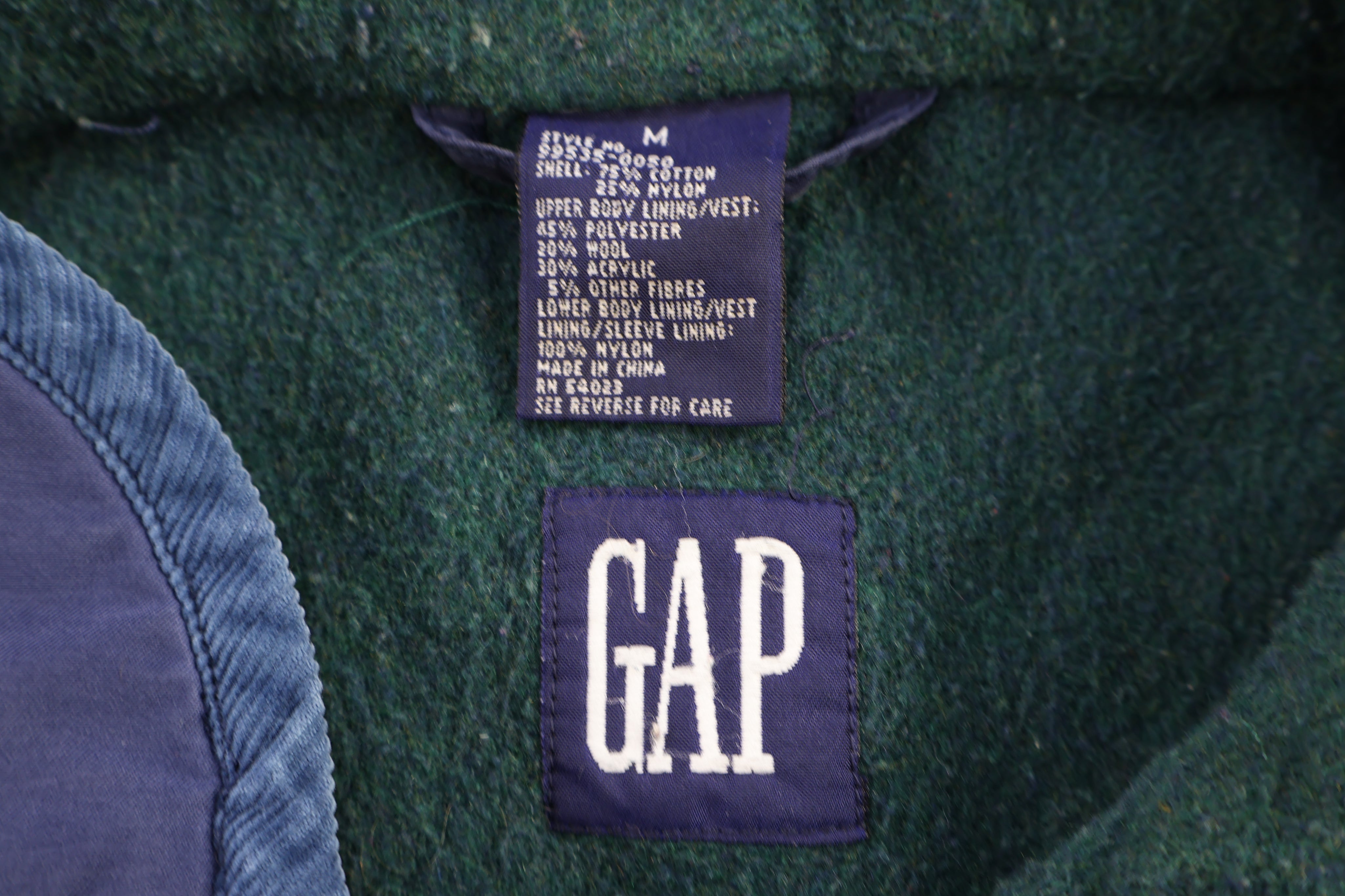 GAP Navy Blue Full Zip Jacket