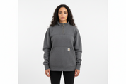 Carhartt Logo Patch Grey Quarter Zip Sweatshirt