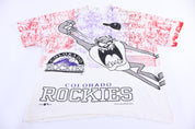 90's Taz the Devil Colorado Rockies Baseball T-shirt