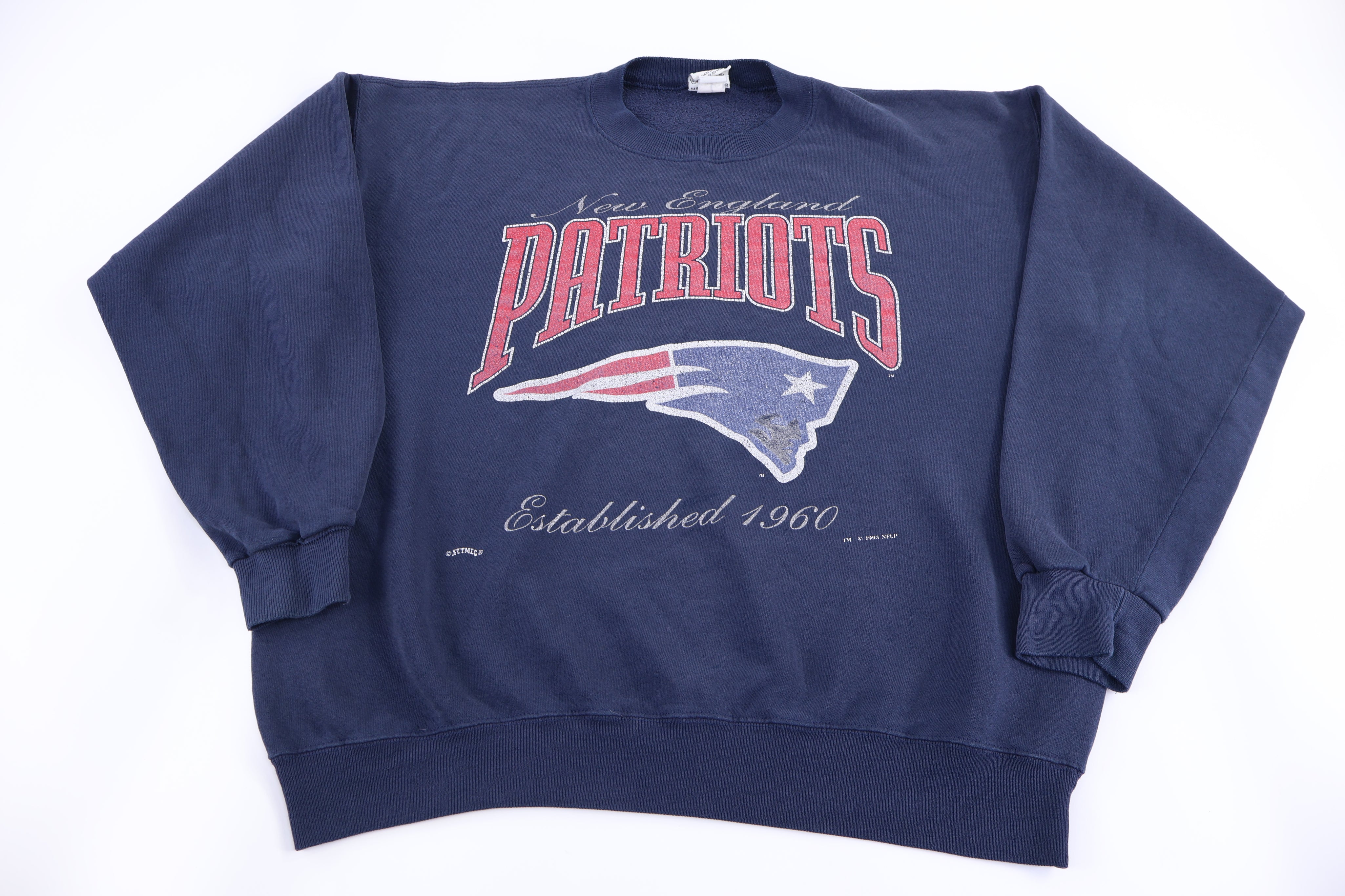 Vintage New England Patriots Football Sweatshirt