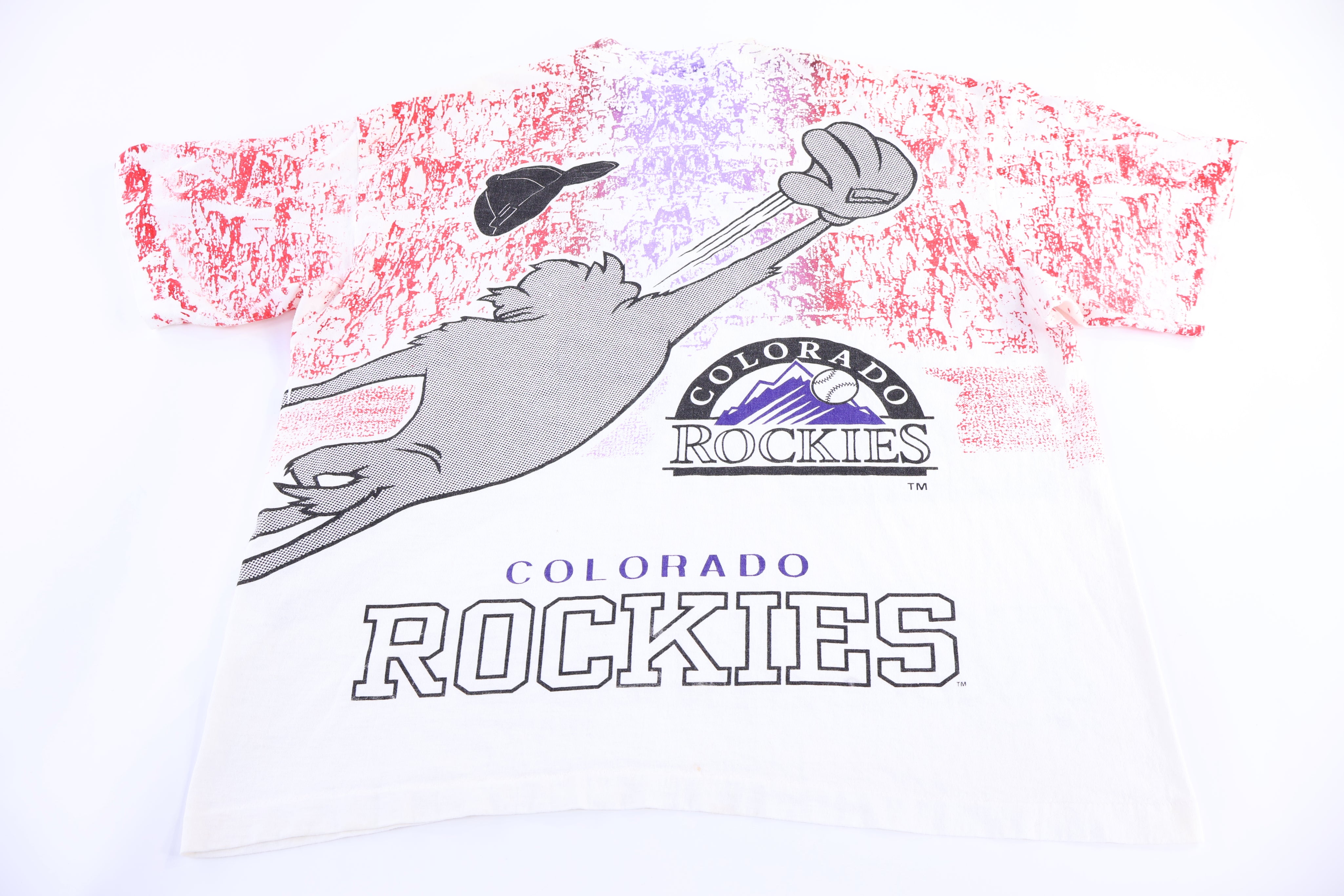 90's Taz the Devil Colorado Rockies Baseball T-shirt