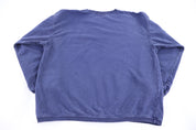 90's Fila Embroidered Logo Blue Sweatshirt