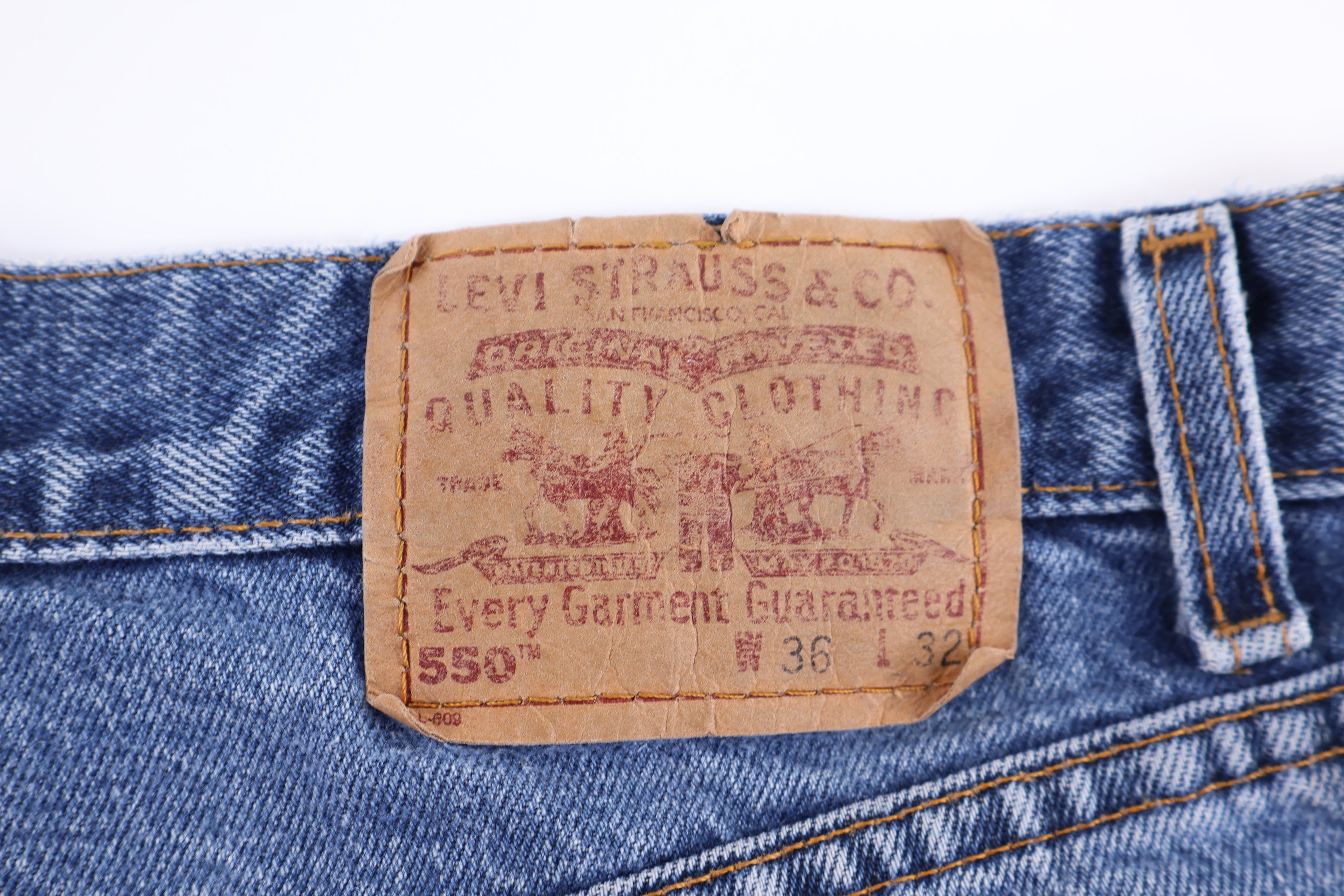 90’s Levi's 550 Dark Wash Denim Jeans