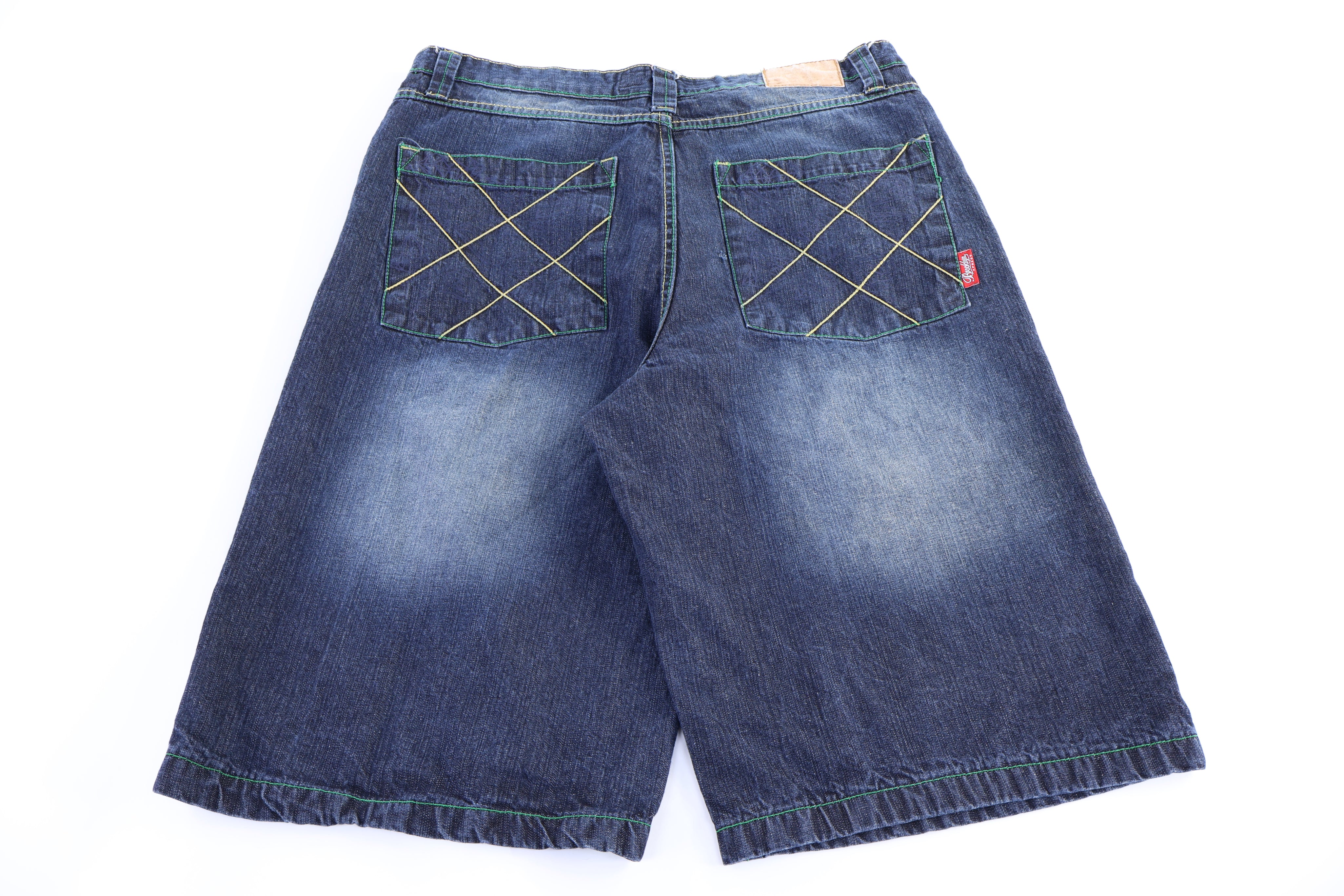 Brooklyn Xpress Dark Wash Denim Shorts