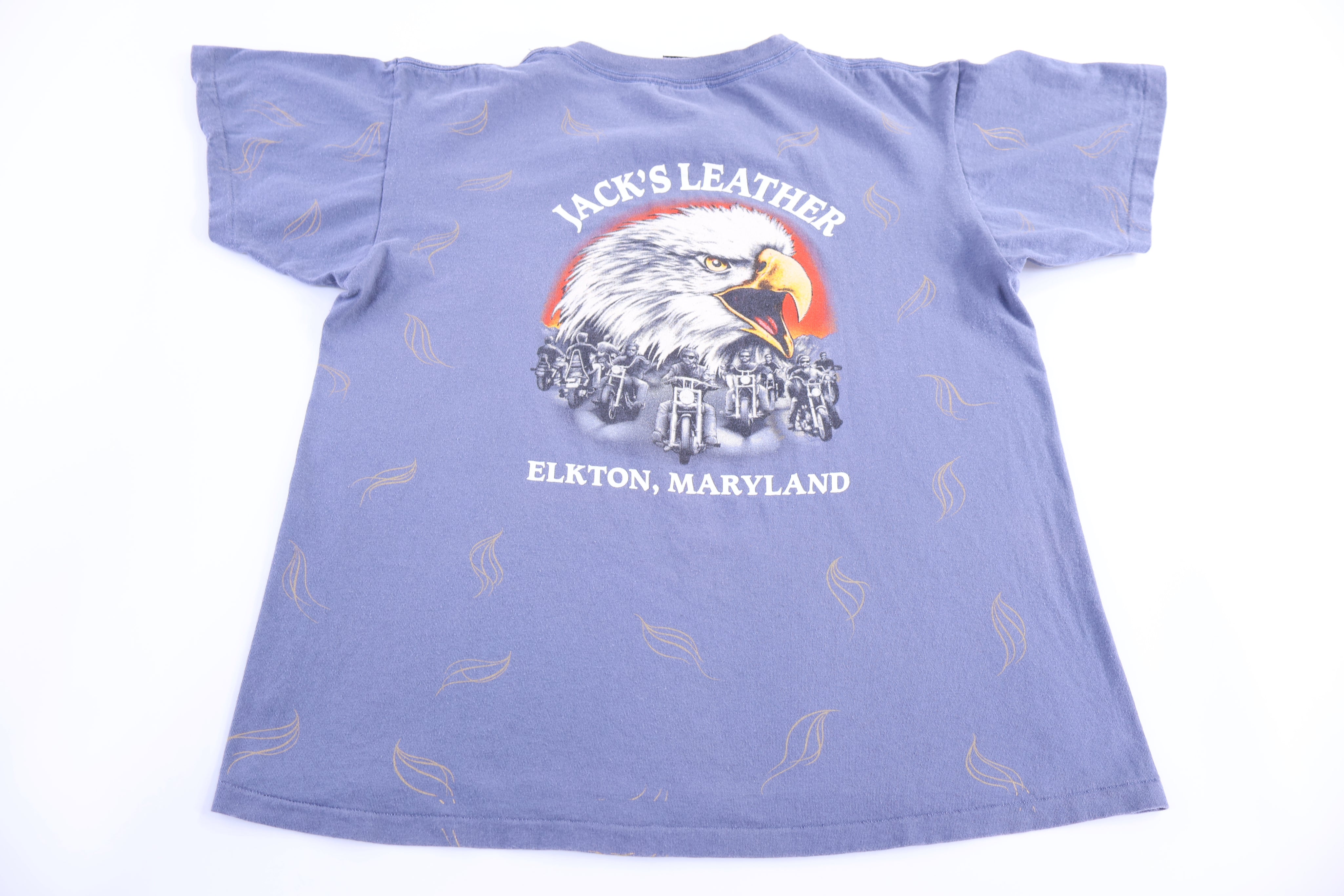 90's Jack's Leather Maryland 3D Emblem T-shirt
