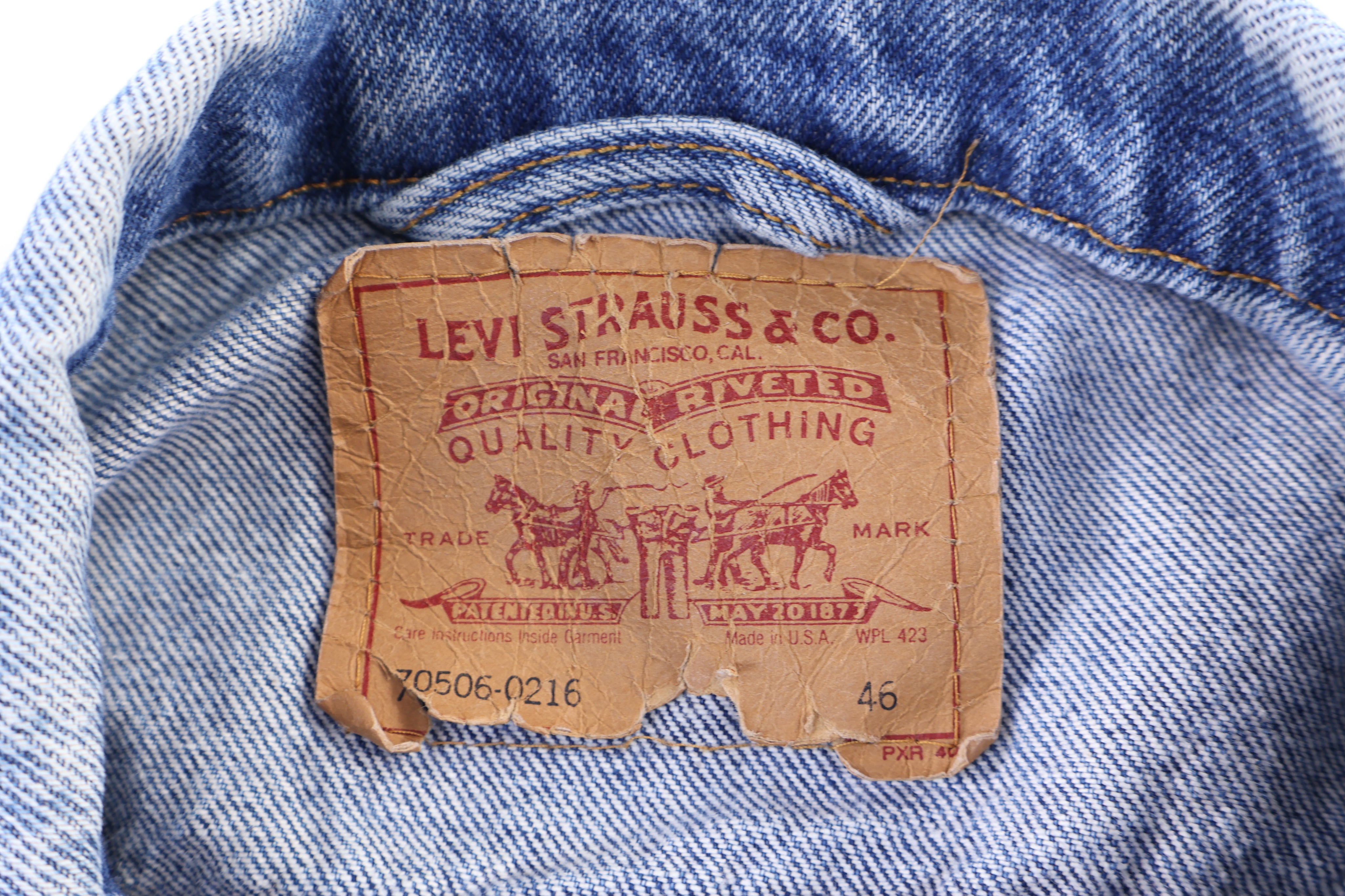 Vintage Levi's Dark Wash Denim Jacket