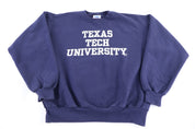 90's Texas Tech University Navy Sweatshirt