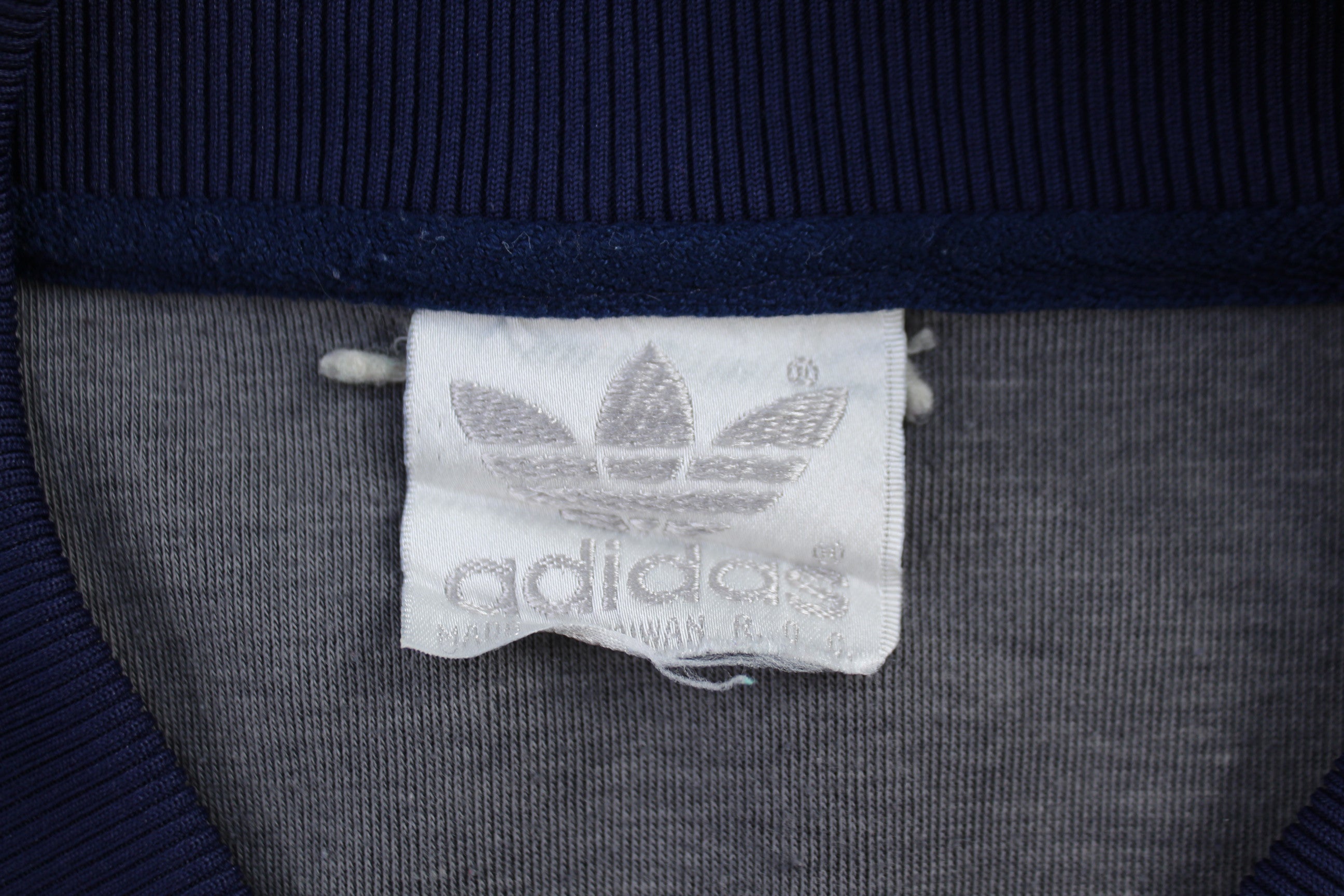 80's Adidas Embroidered Logo Full Zip Jacket