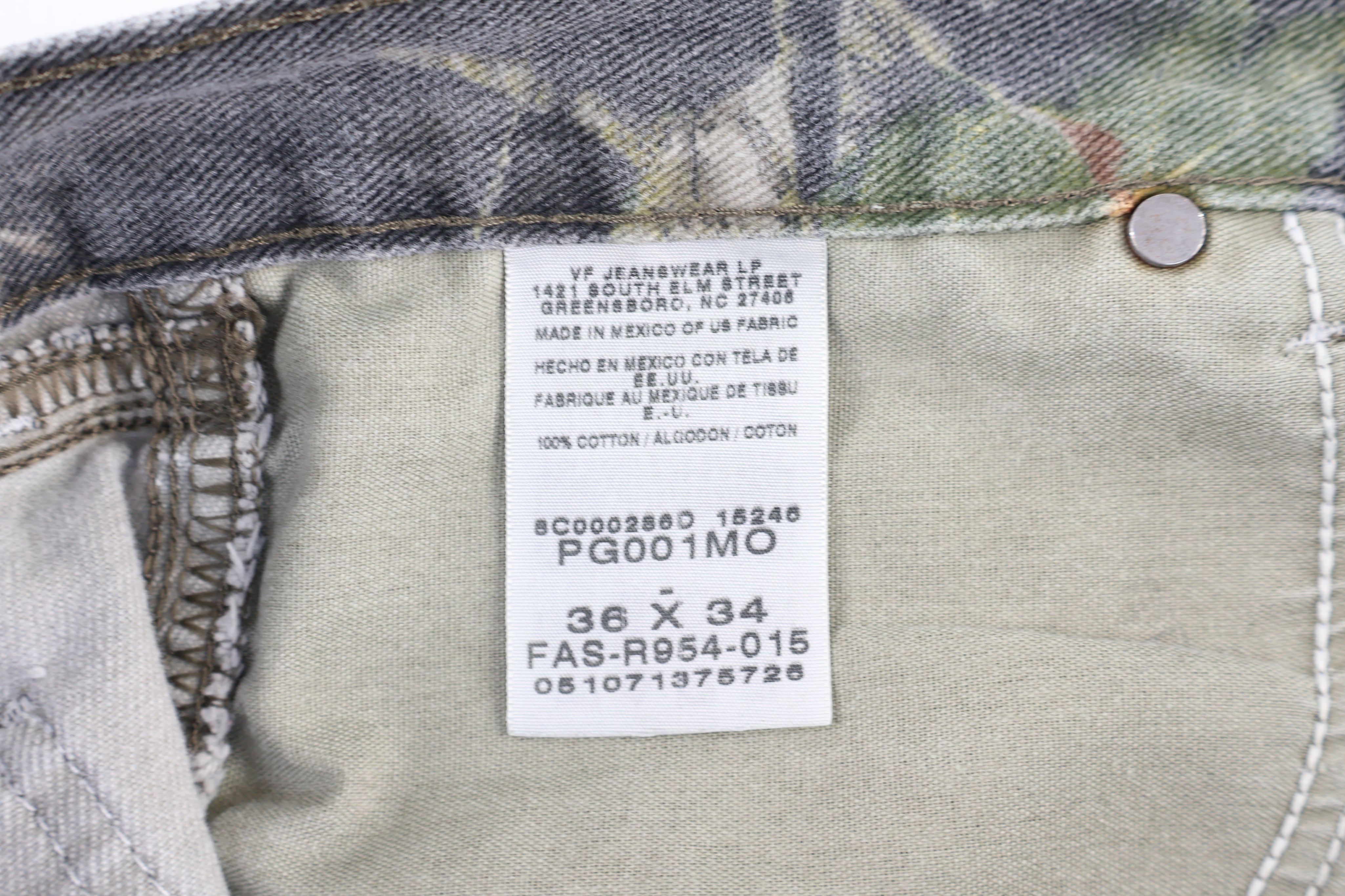 Vintage Wrangler Camo Pants