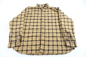 Carhartt Logo Patch Yellow & Black LS Button Down