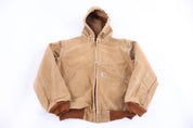 Carhartt Logo Patch Tan Full Zip Jacket