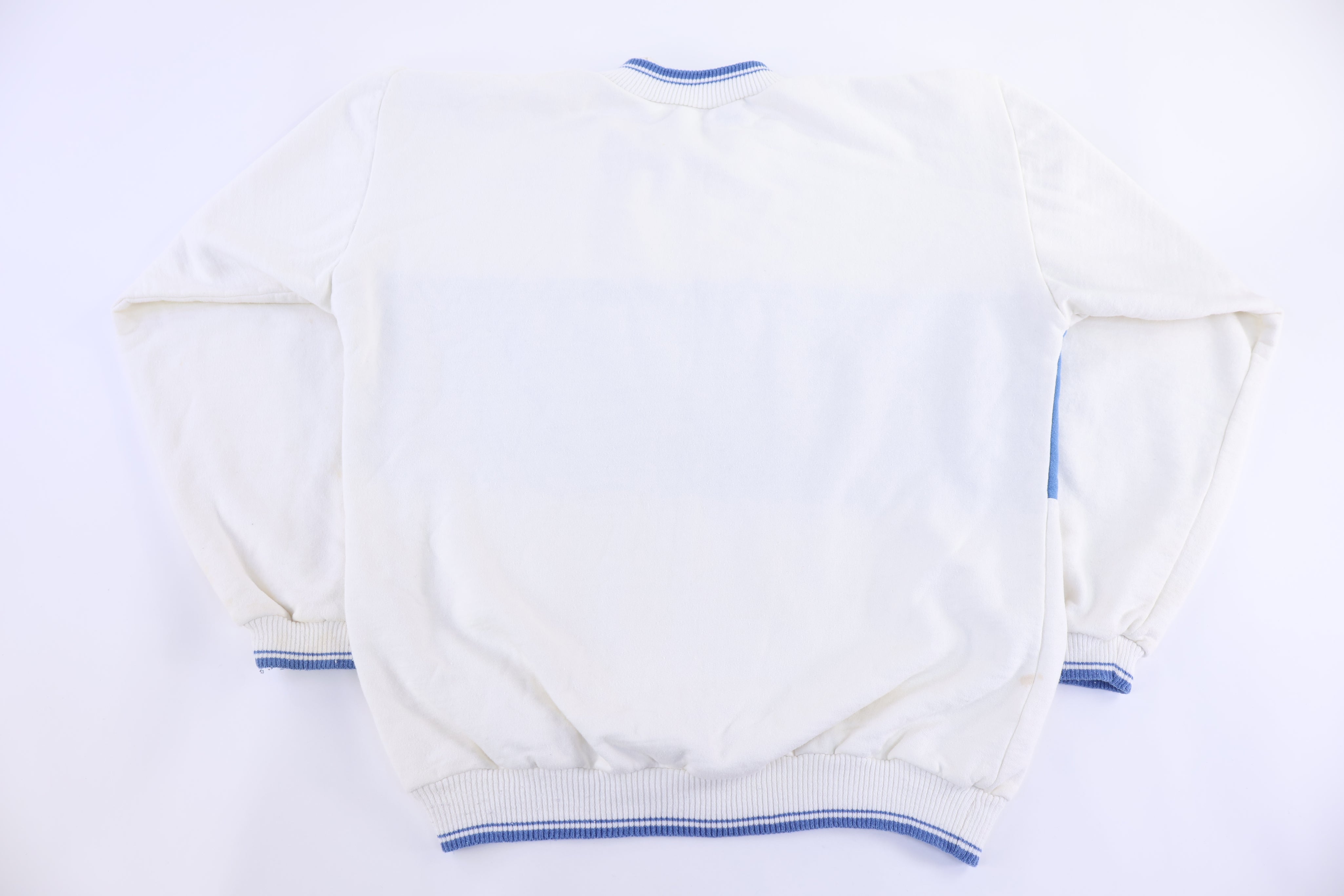 80's Quiksilver Blue & White Sweatshirt