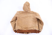 Carhartt Logo Patch Tan Full Zip Jacket