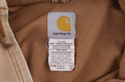 Carhartt Logo Patch Tan Full Zip Jacket