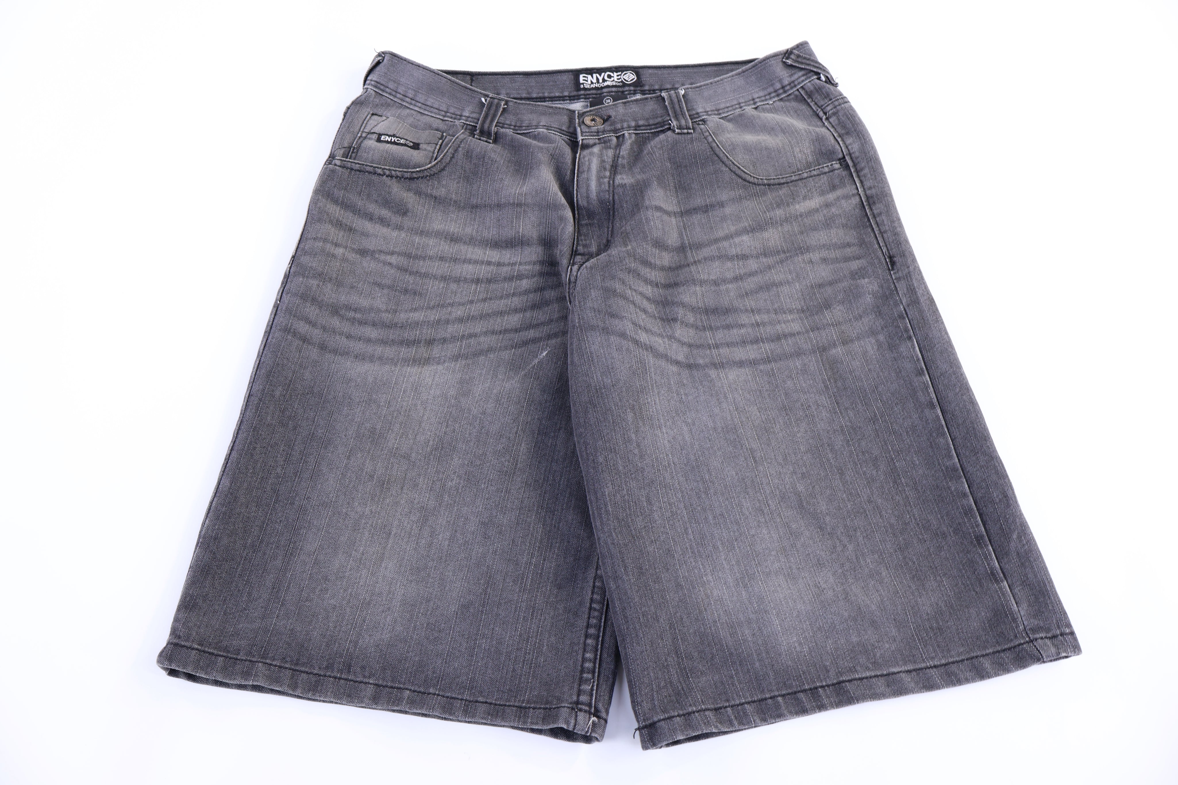 Enyce Dark Wash Denim Shorts