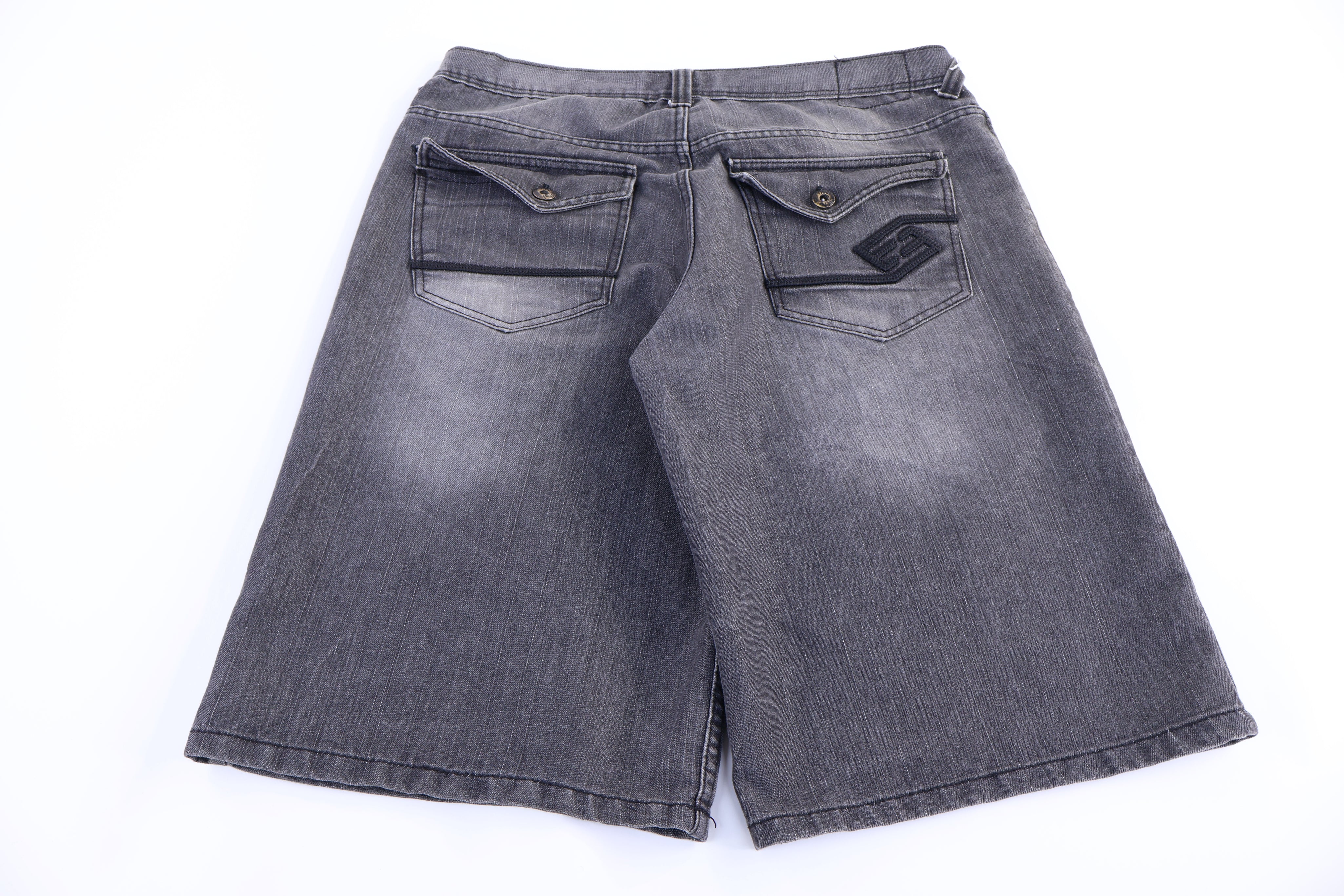 Enyce Dark Wash Denim Shorts