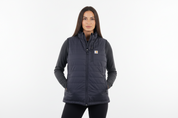 Women's Carhartt Logo Patch Black Full Zip Vest