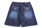 Indigo Thirty Dark Wash Denim Shorts