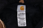 Carhartt Logo Patch Tan Full Zip Jacket