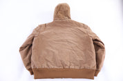 Carhartt Logo Patch Tan Full Zip Jacket