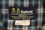 Vintage Barbour Olive Green Wax Full Zip Jacket