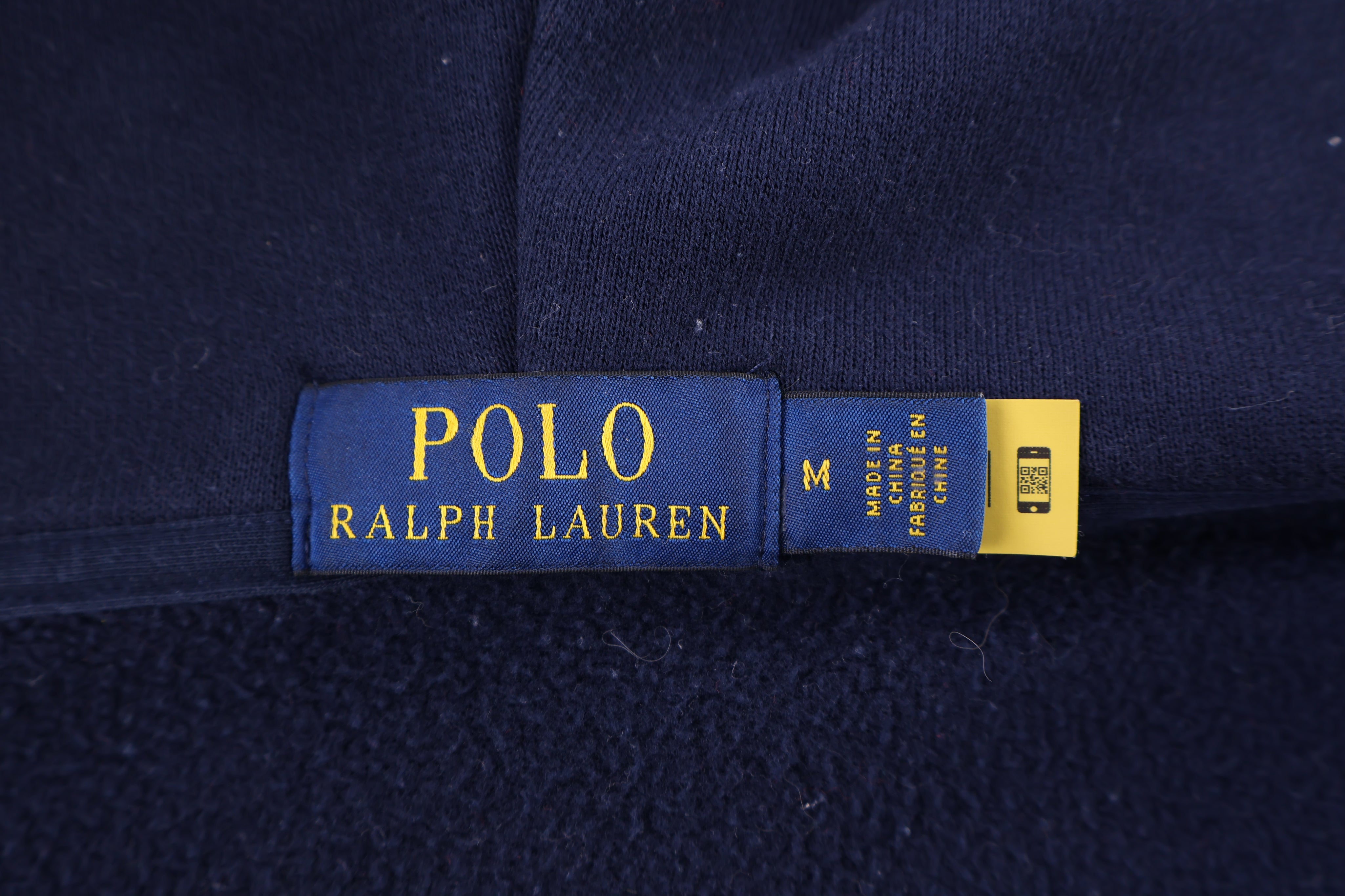Polo Ralph Lauren Embroidered Logo Blue Full Zip Hoodie