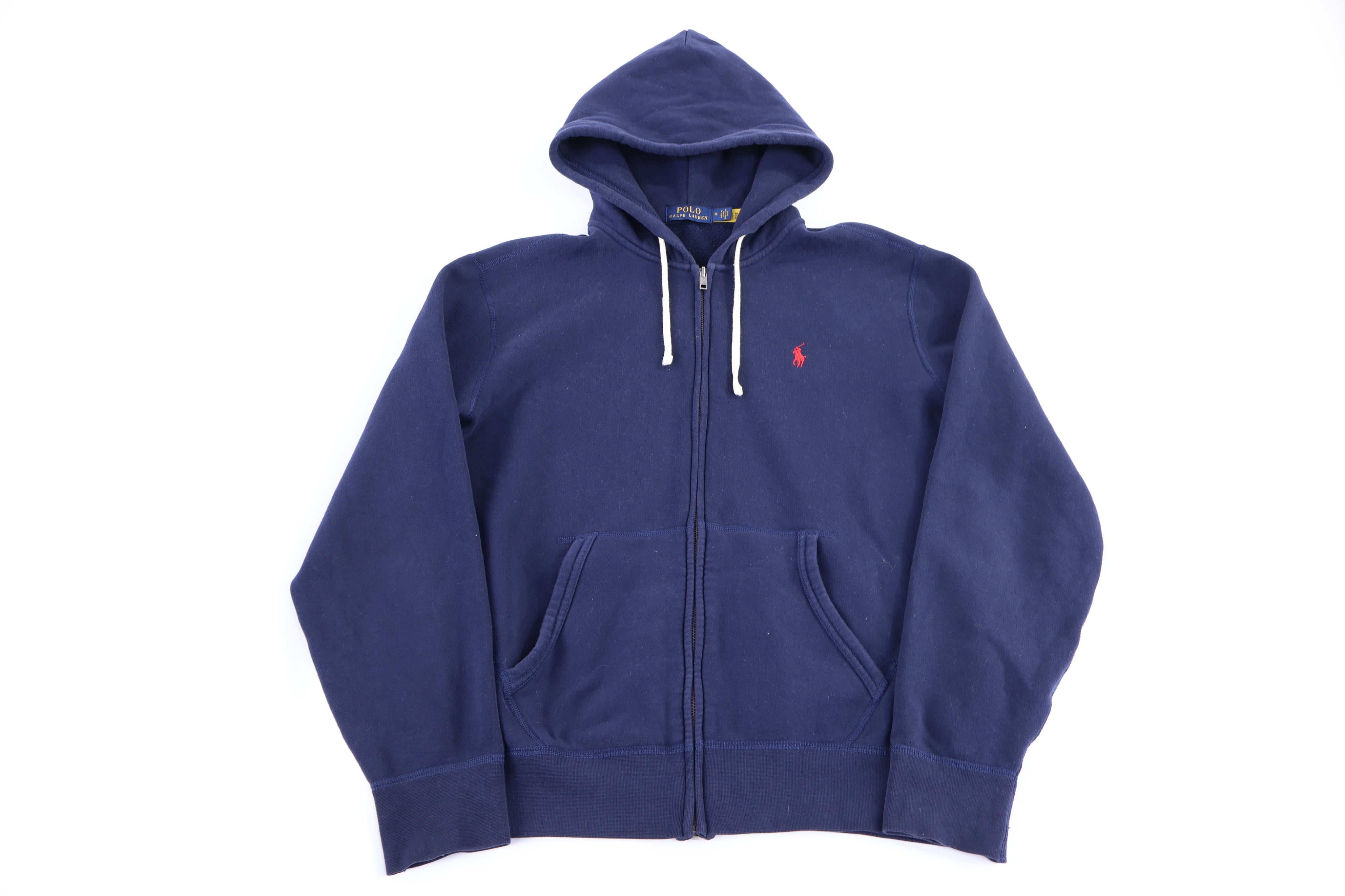 Polo Ralph Lauren Embroidered Logo Blue Full Zip Hoodie