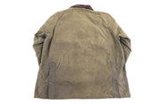 Vintage Barbour Olive Green Wax Full Zip Jacket