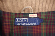 Polo by Ralph Lauren Tan Leather Suede Bomber Jacket