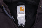 Carhartt Logo Patch Brown Full Zip Jacket