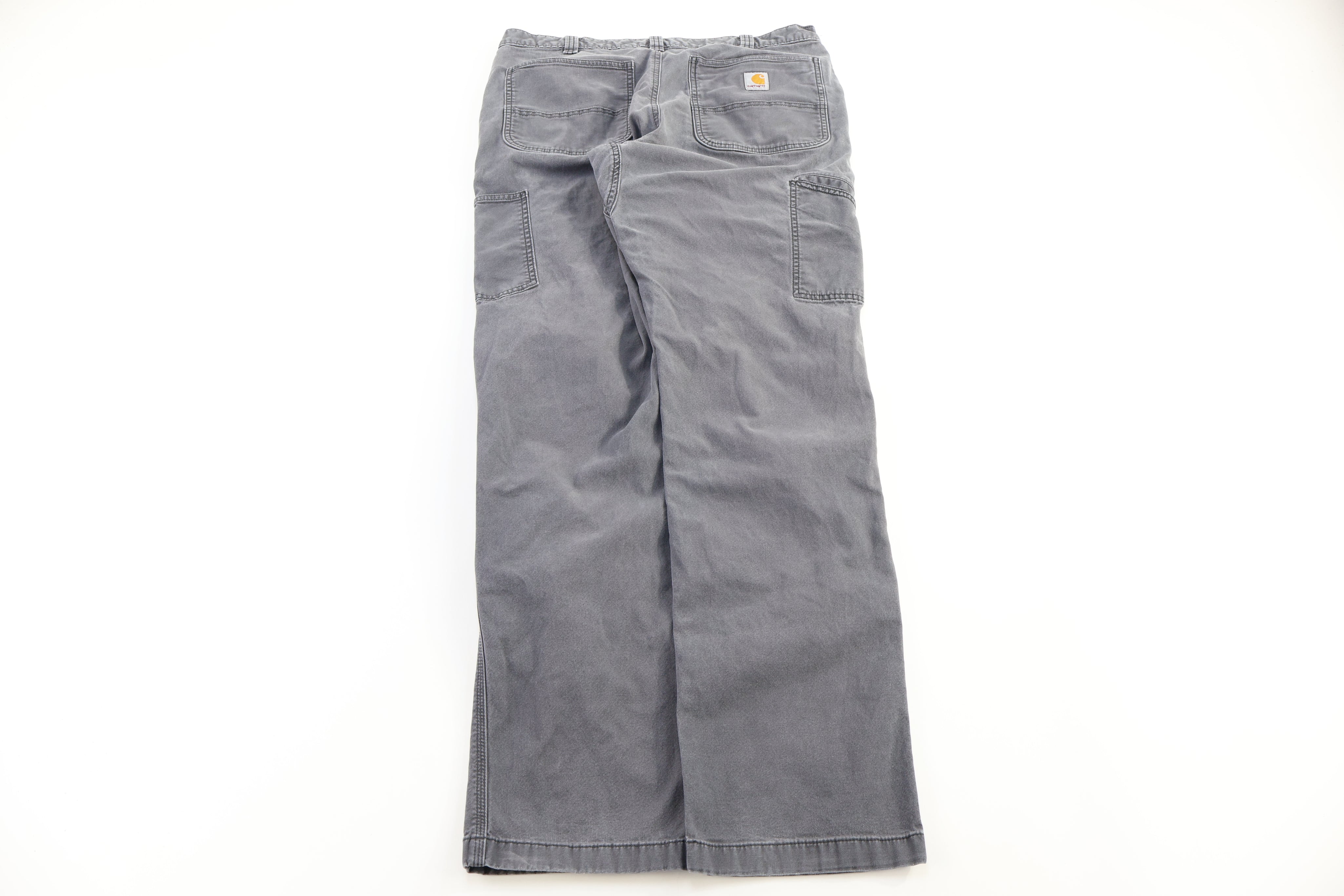 Carhartt Logo Patch Grey Double Knee Pants