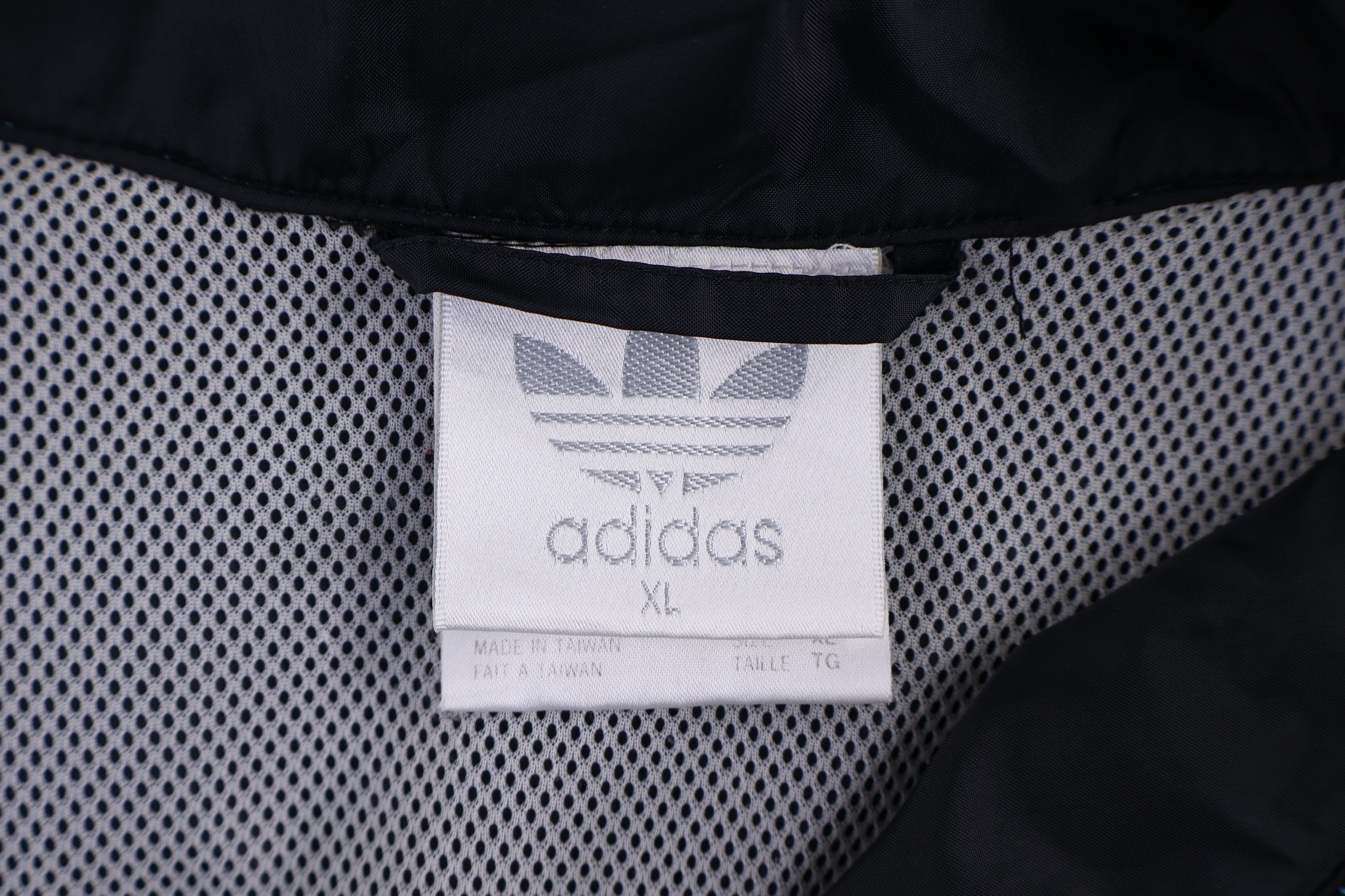 80's Adidas Embroidered Logo Multicolor Full Zip Jacket