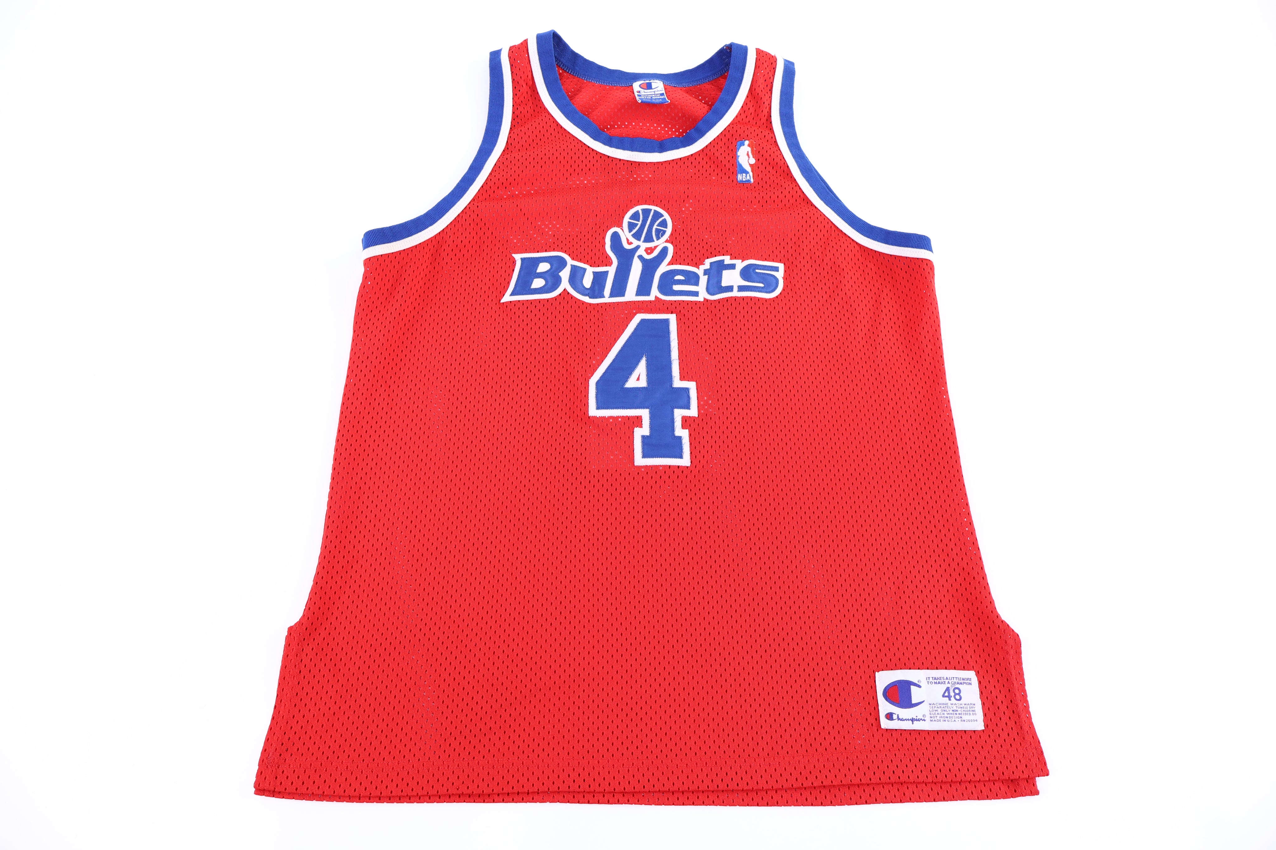 Champion Chris Webber Washington Bullets Basketball Jersey