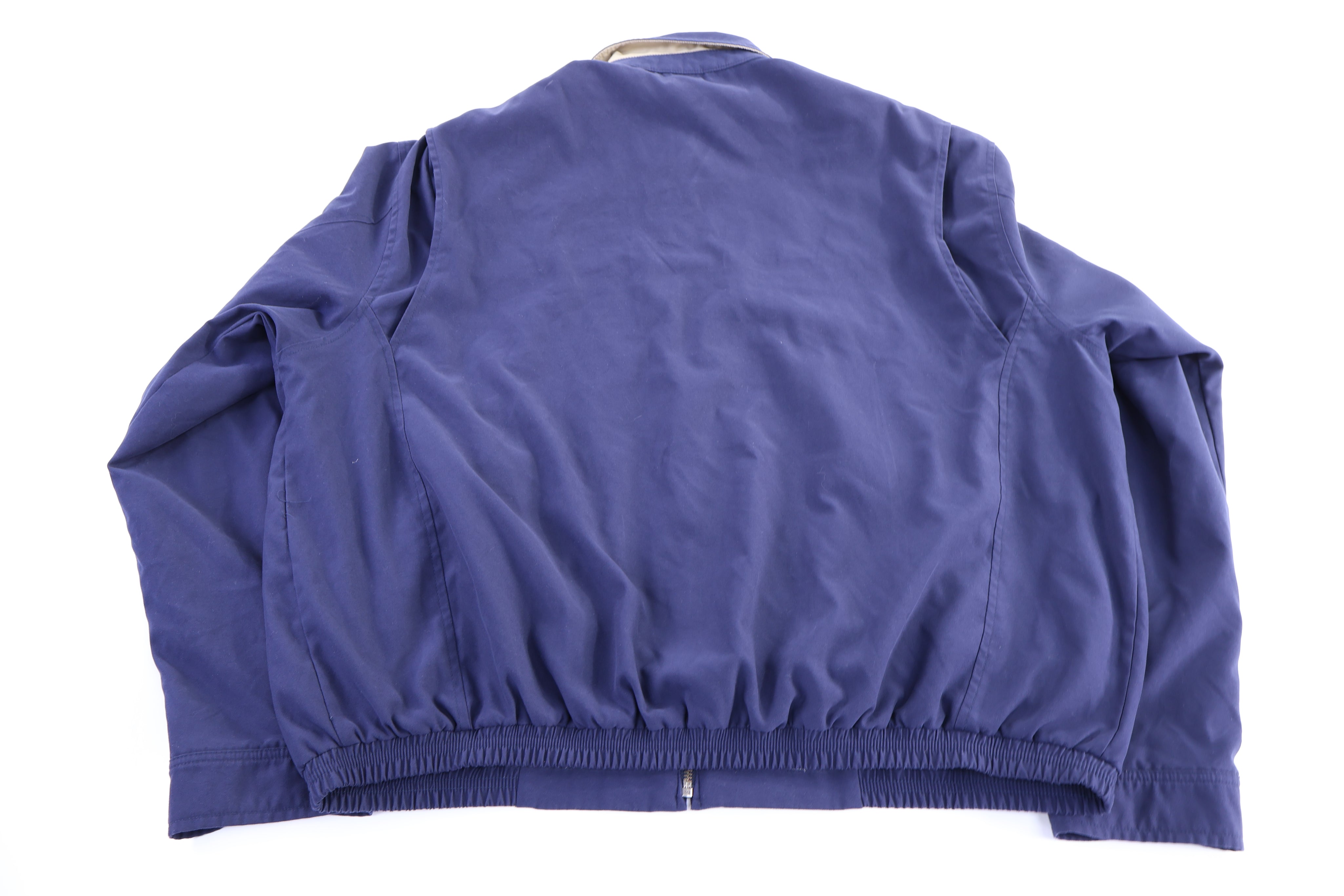 Polo by Ralph Lauren Embroidered Logo Blue Full Zip Jacket