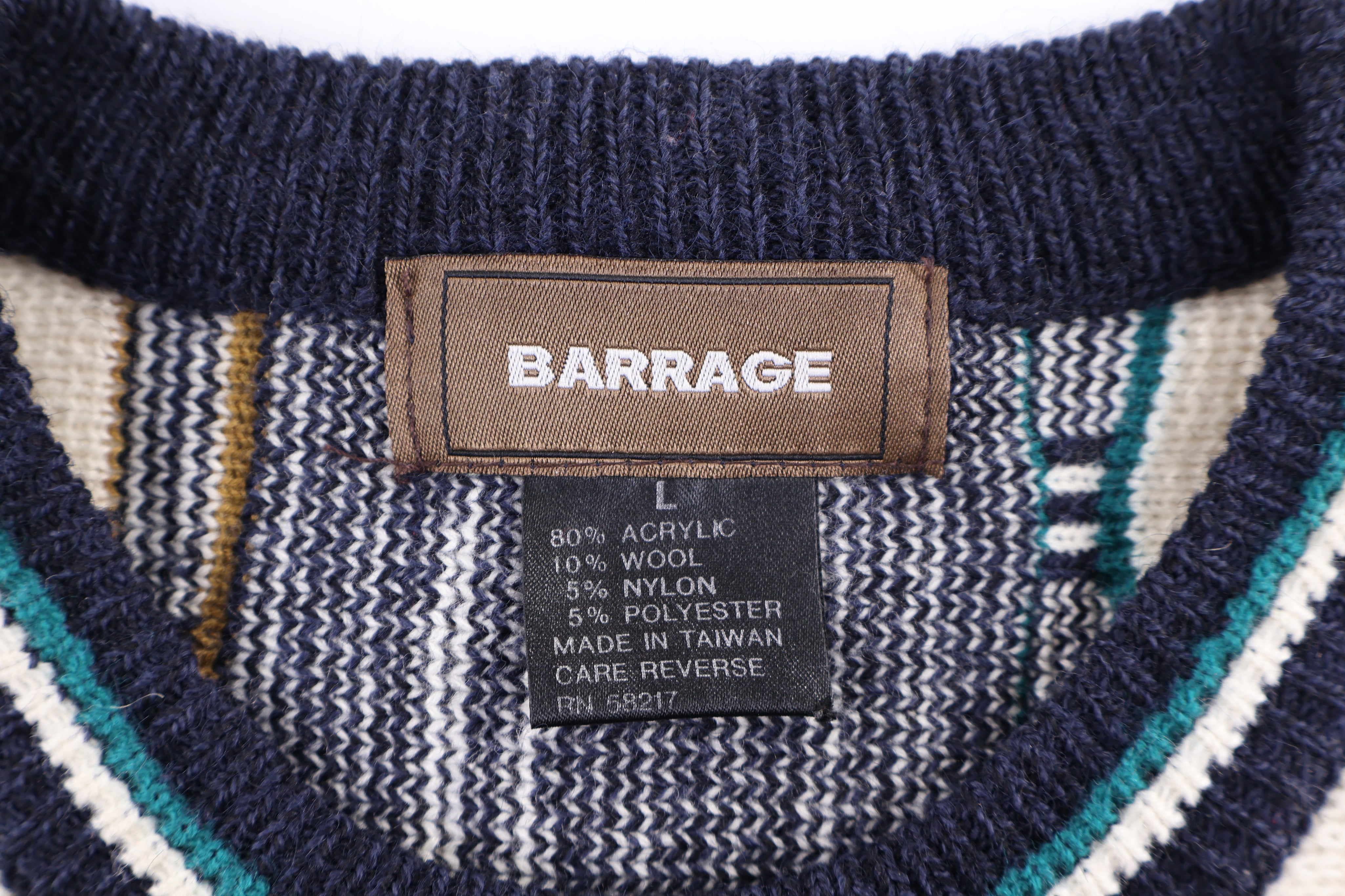 90's Barrage Multicolor Knit Sweater